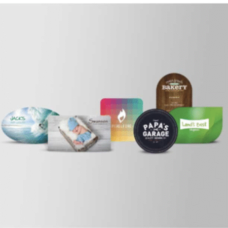 400gsm Custom Die Cut Spot UV Matt Lamination business cards